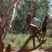 Playing in the creek