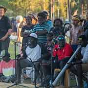 Songman and didgeridoo player