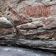 Aboriginal paintings, Cathedral Cave
