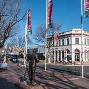 Macquarie Street and Bill Ferguson's statue
