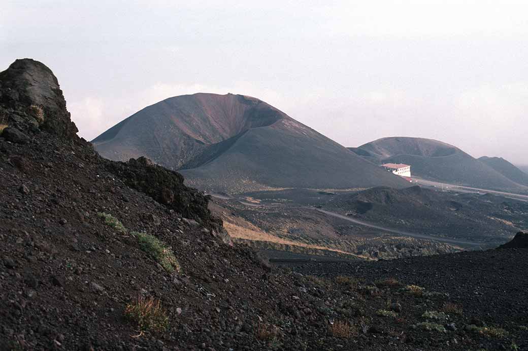 Craters, on Mt. Etna