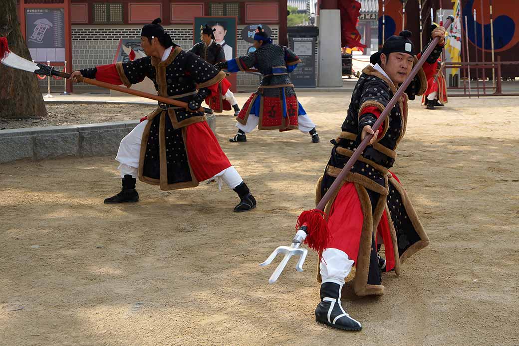 Sword and trident display