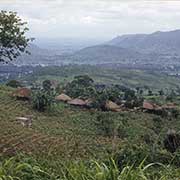 View from road to Zomba Plateau