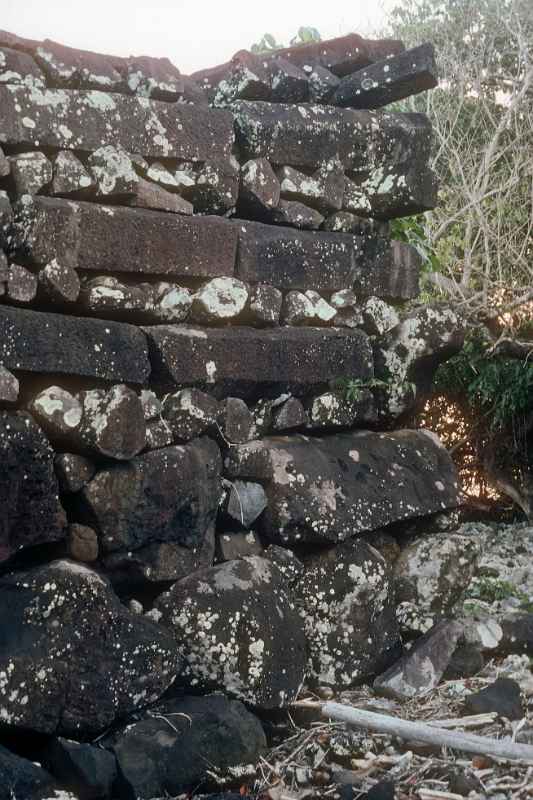 Basalt wall, Nan Madol