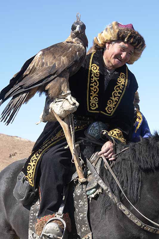 Hunter with his “burkit”