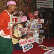 Posing with Moustache Brothers