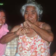 Doing the “sasa”.