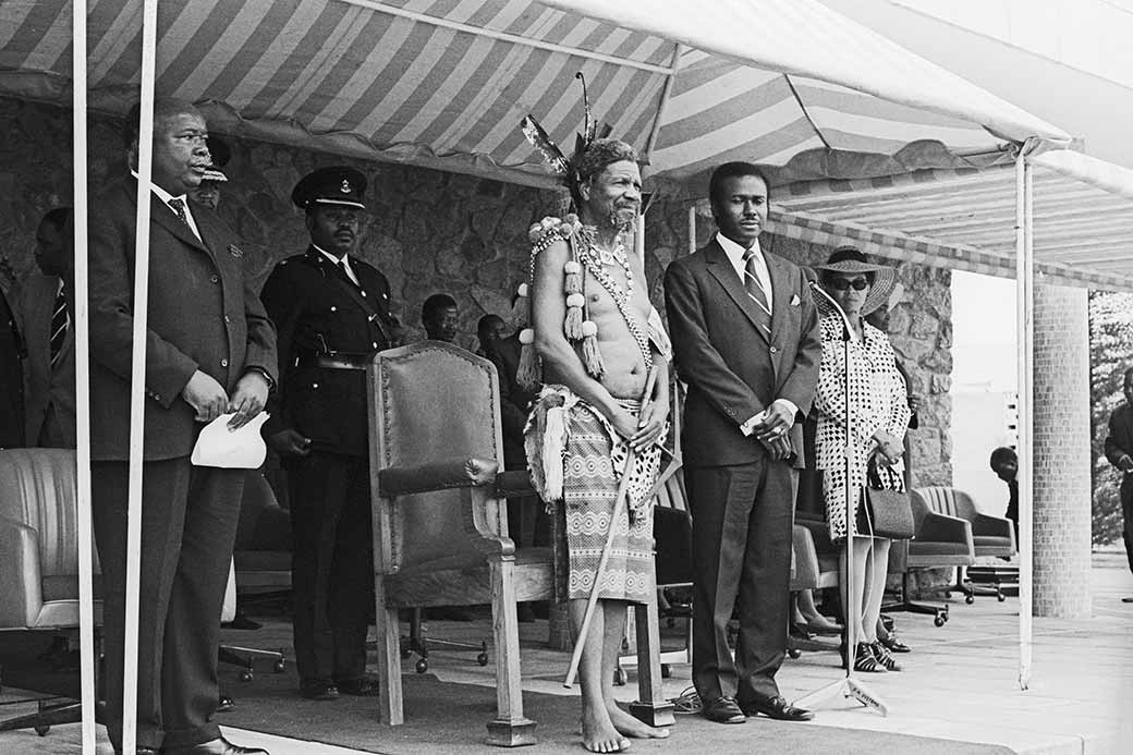 During playing of National Anthem