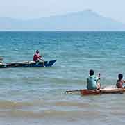 Two canoes, east Dili