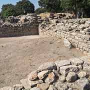 East wall of Troia VI