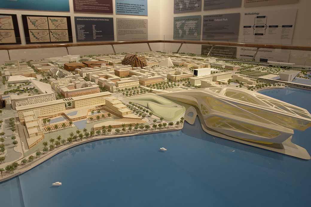 Saadiyat Island model